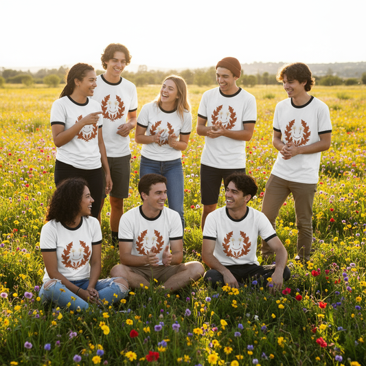 Wide meadow lifestyle shot with youth