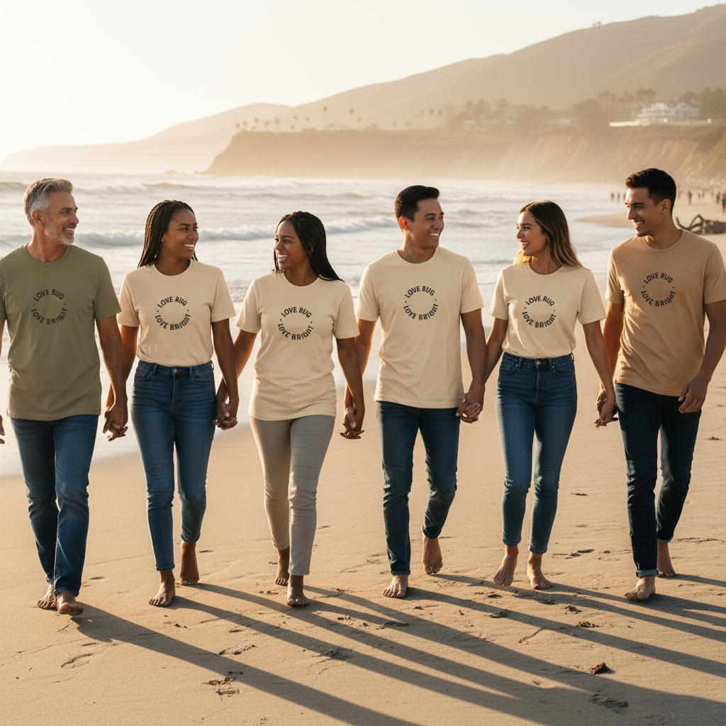 Beach Group Lifestyle Mockup