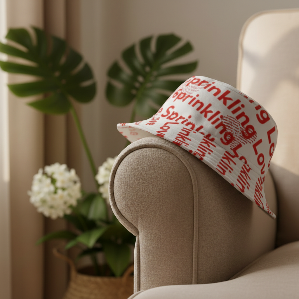 Bucket hat fitted composition