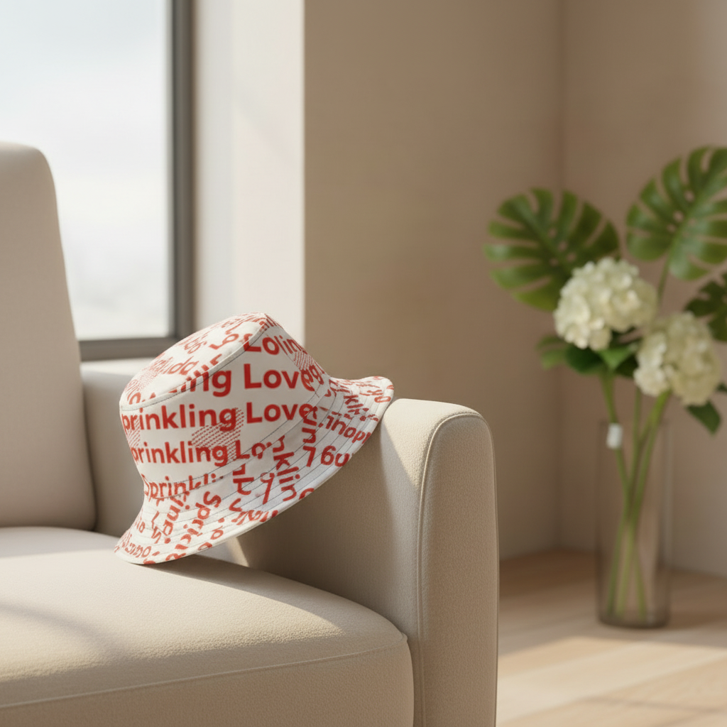 Bucket hat fitted for product box