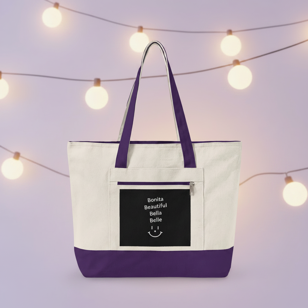 Burgundy Tote - Square