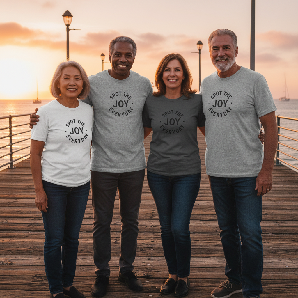 Diverse Older Adults at Balboa Pier