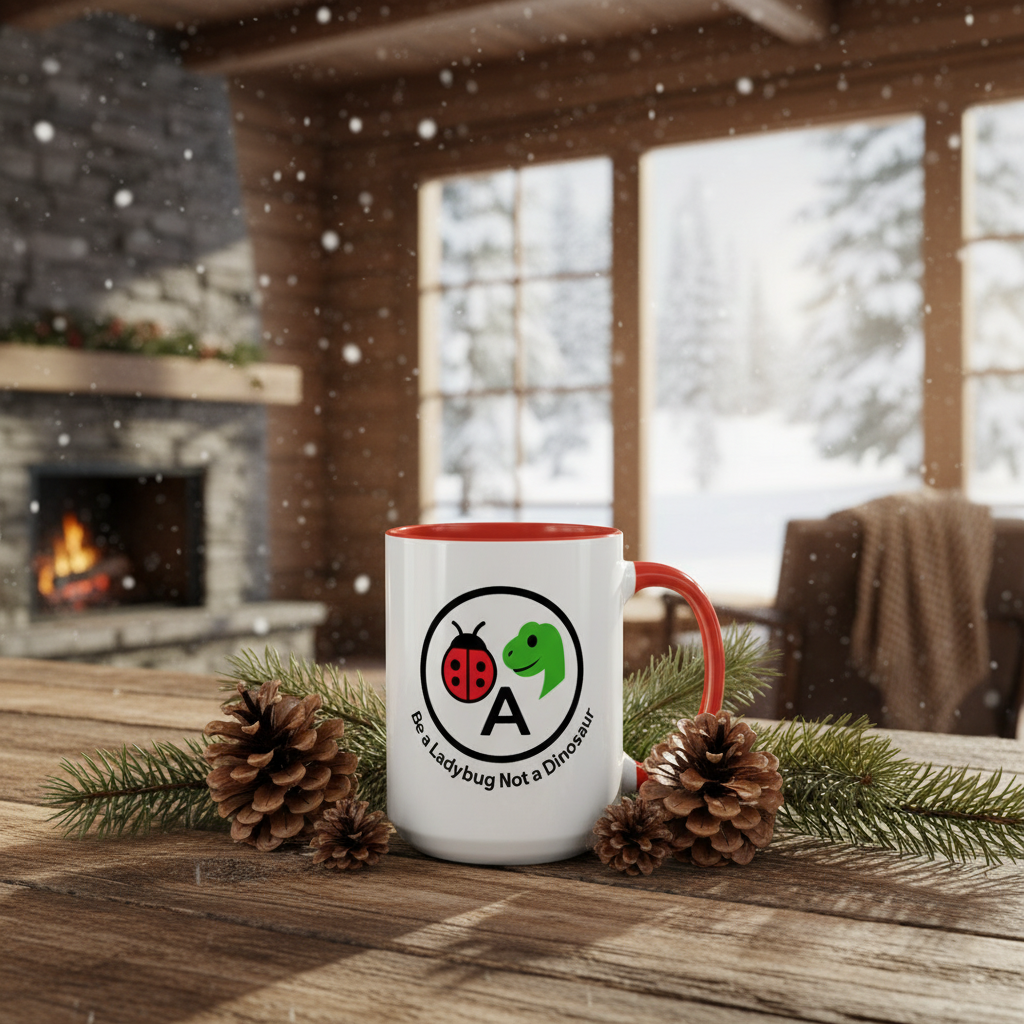 Elegant cabin mug mockup with winter props