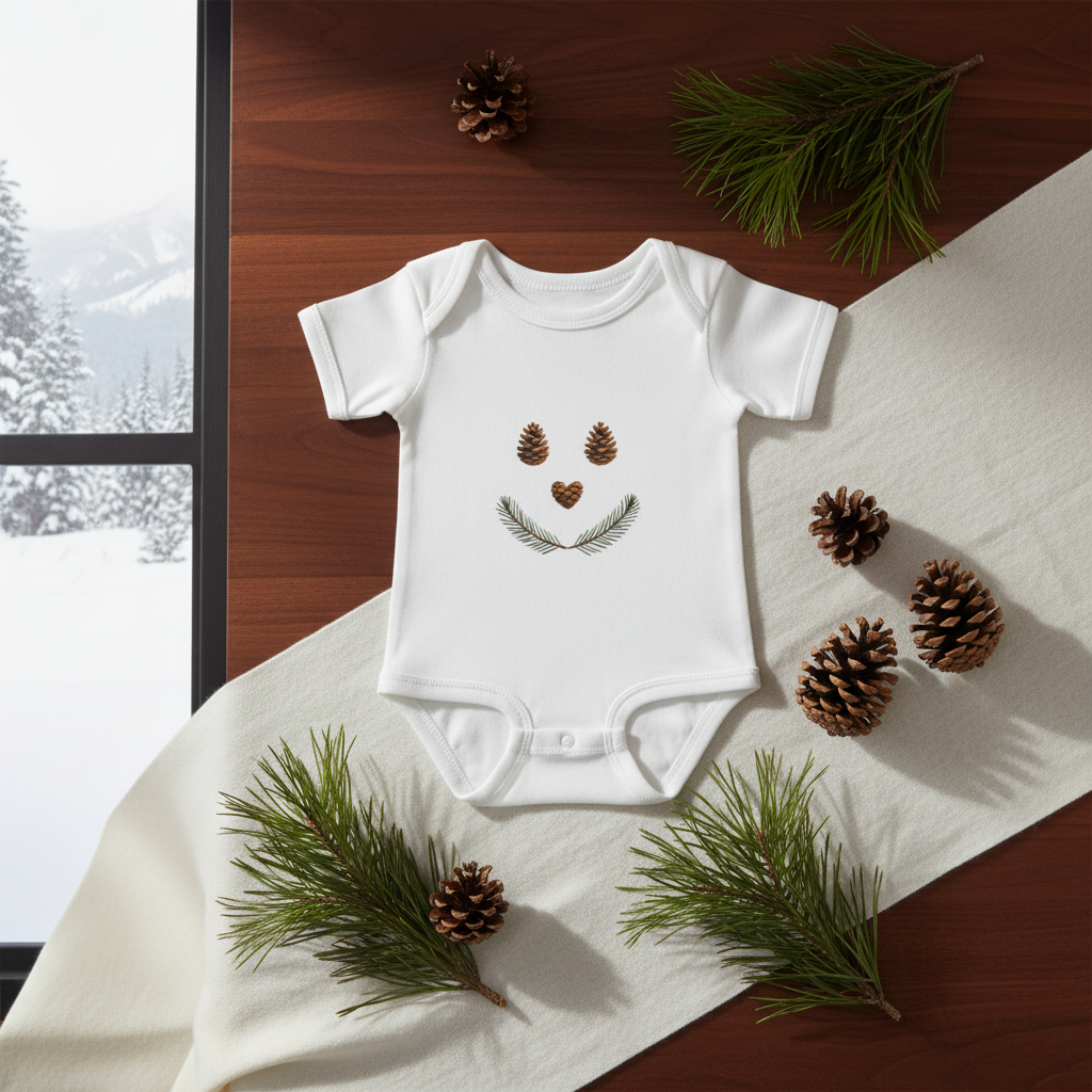 Elegant display white onesie cabin