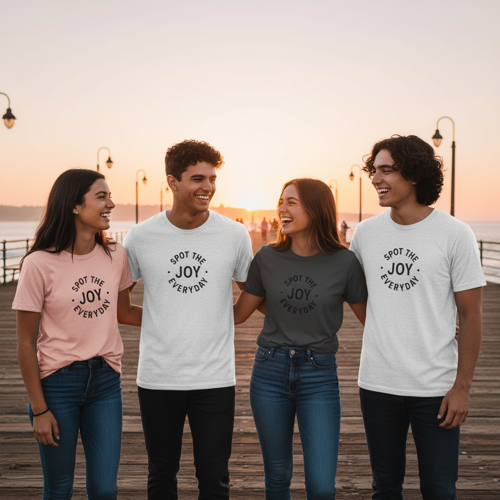 Gen Z Group - Two Males Two Females at Balboa Pier