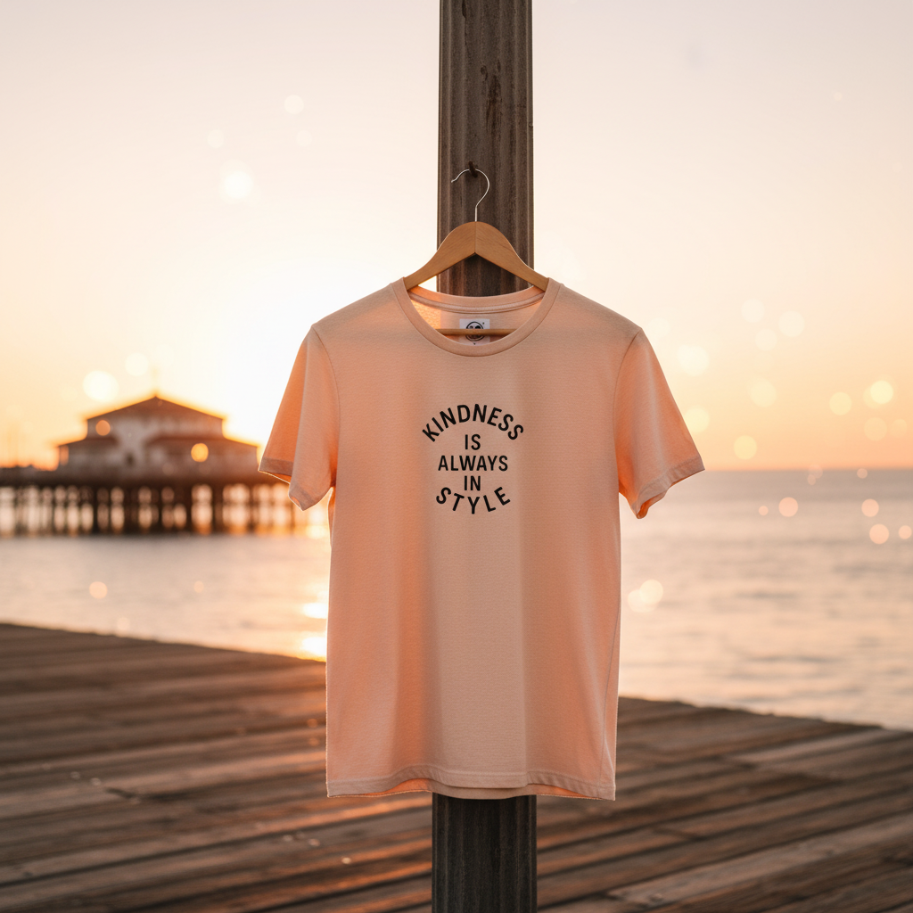 Heather Peach on light pole