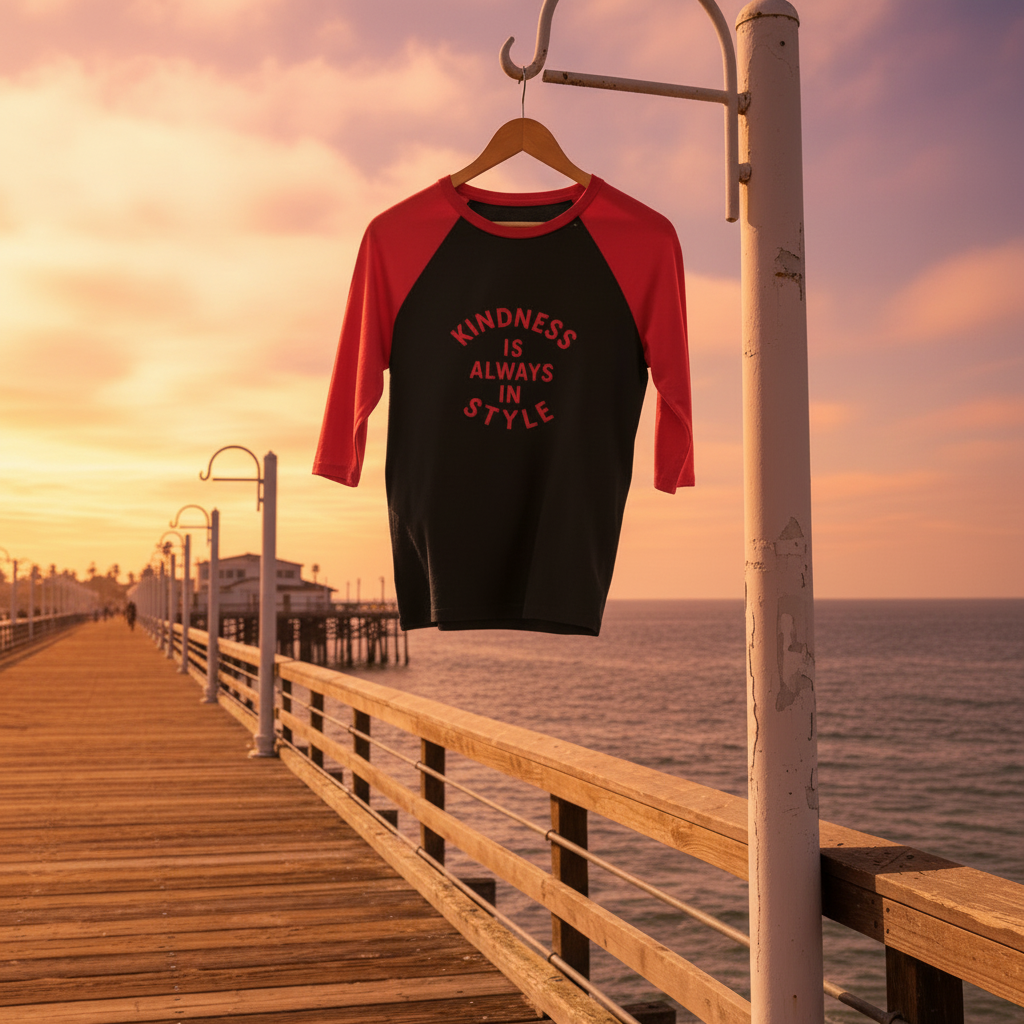 Kindness Is Always In Style - Balboa Pier Sunset Mockup