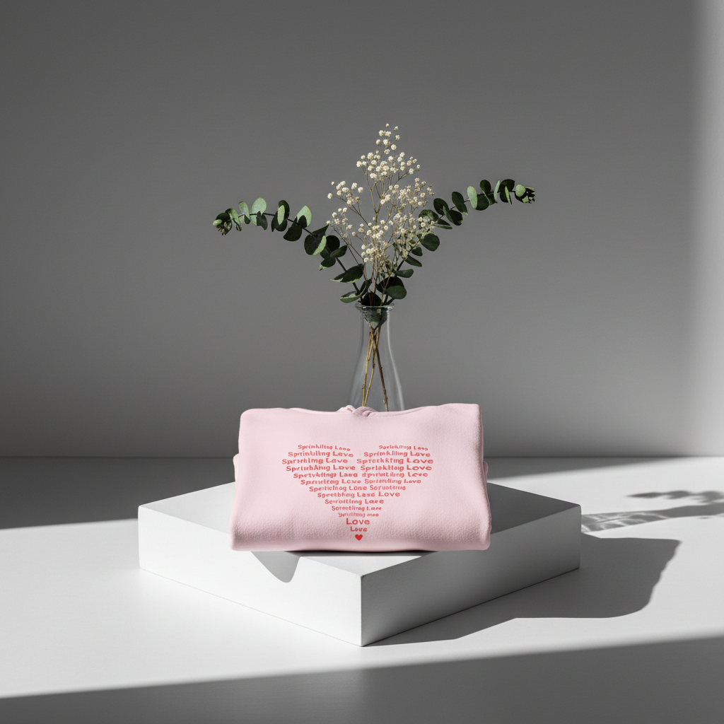 Light Pink Hoodie Elegant Mockup