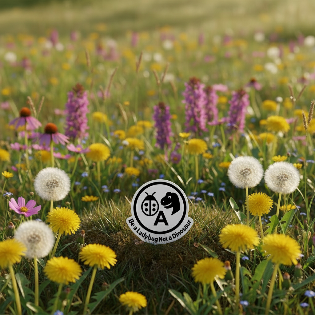 Meadow mockup with larger logo