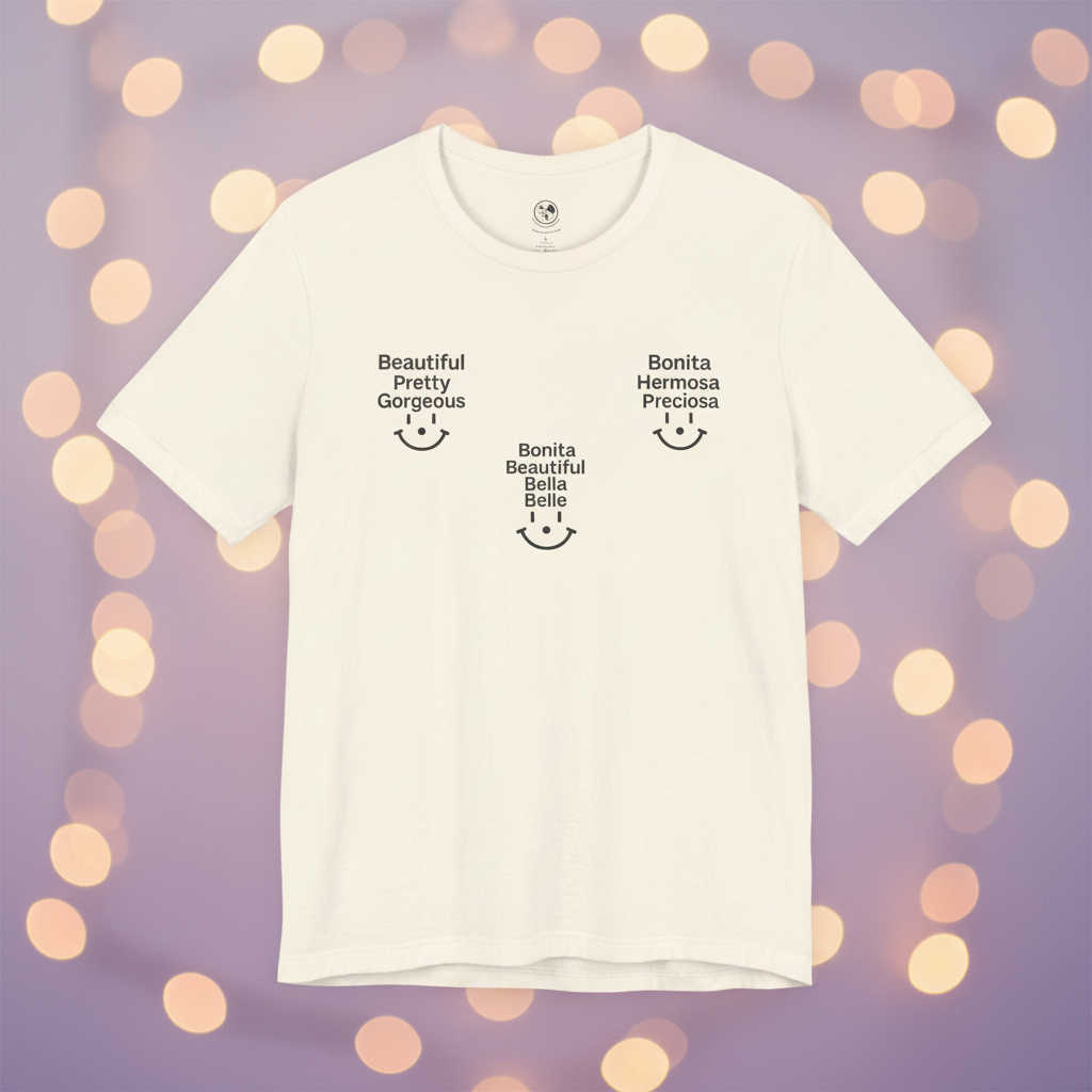 Natural cream tee mockup