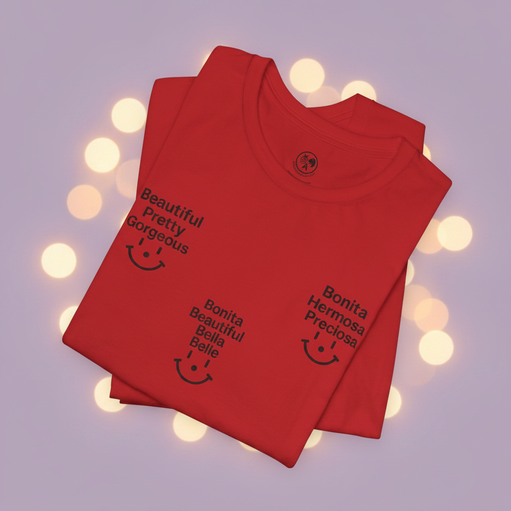 Red T-shirt mockup