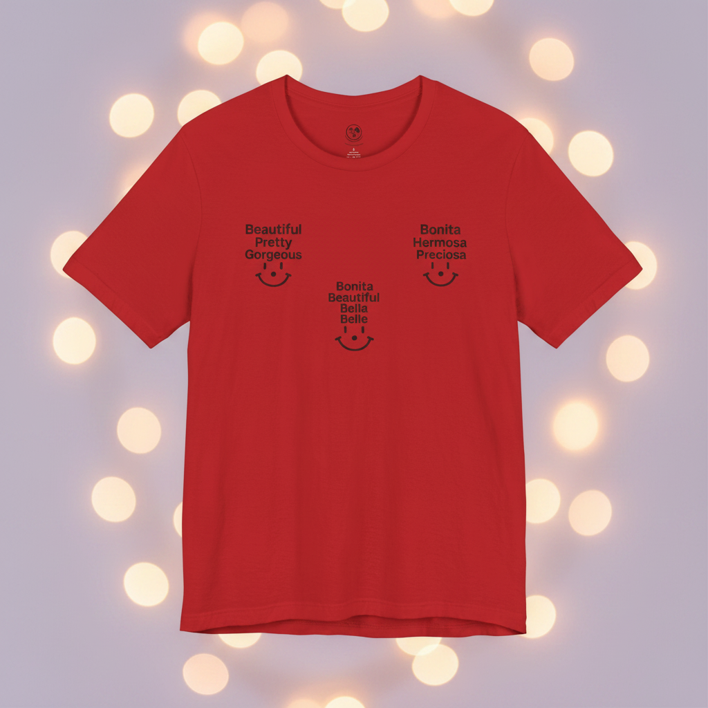 Red tee mockup