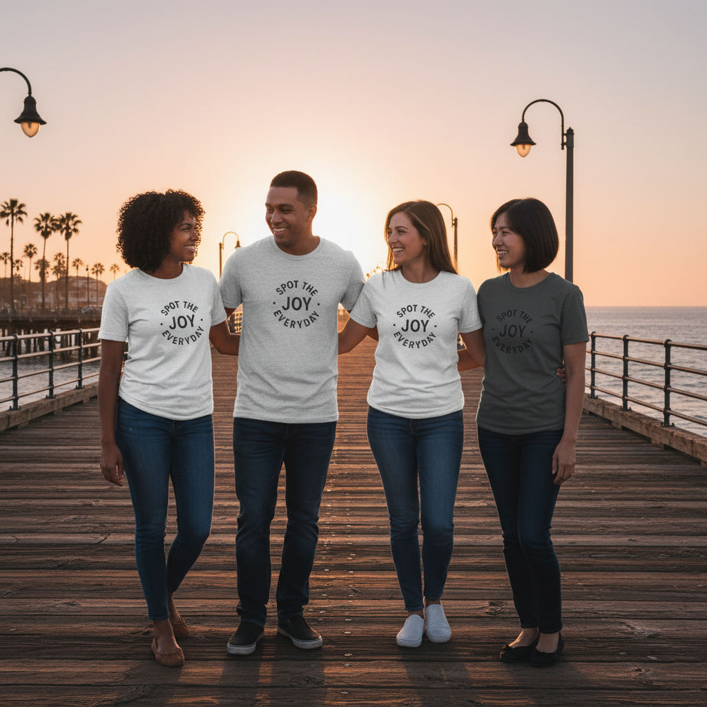 Small Diverse Group at Balboa Pier
