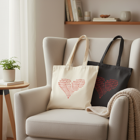Tote bag mockup on chair
