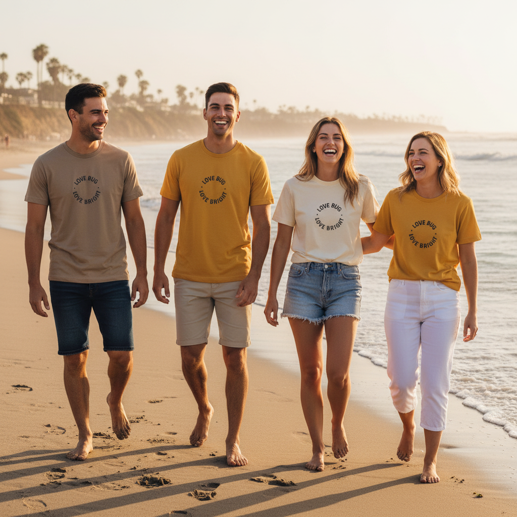 Twins Beach Group Mockup