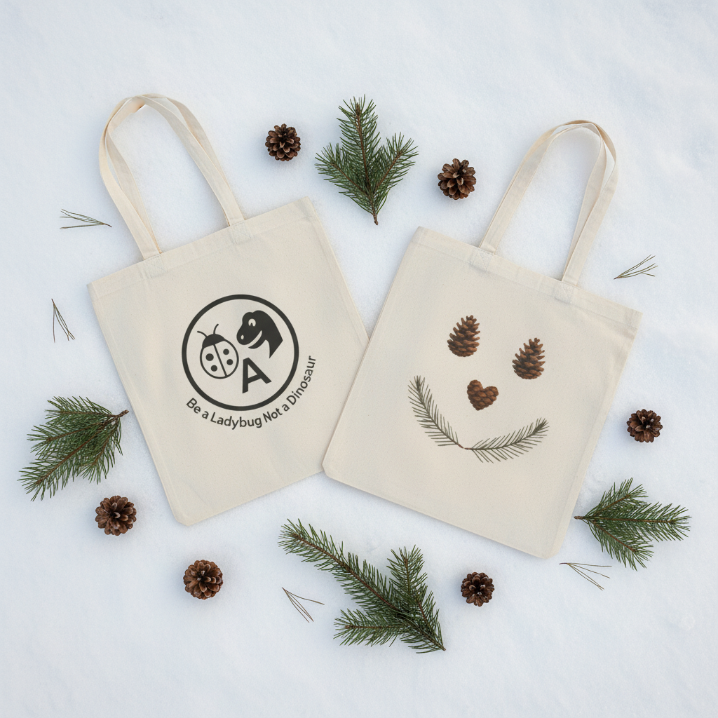 Winter Wonderland Tote Bag Mockup